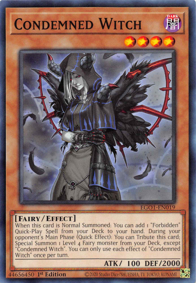 Condemned Witch [EGO1-EN019] Common 