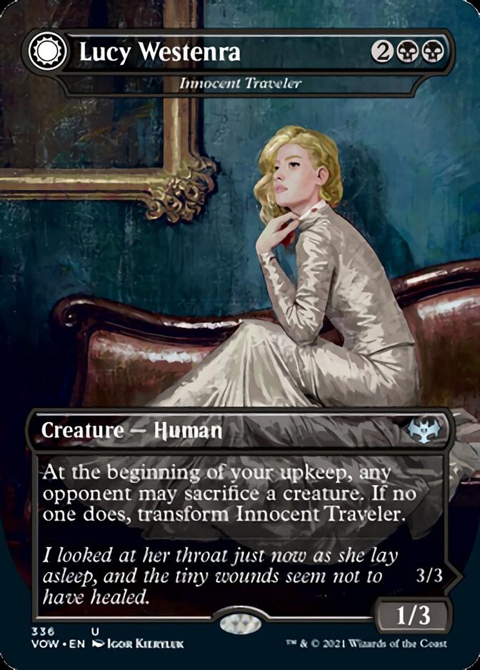 Innocent Traveler // Malicious Invader - Lucy Westenra // Lucy, Arisen Vampire [Innistrad: Crimson Vow] 