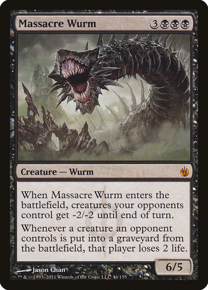 Massacre Wurm [Mirrodin Besieged] 