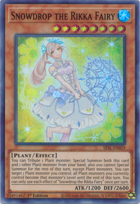Snowdrop the Rikka Fairy [SESL-EN019] Super Rare 