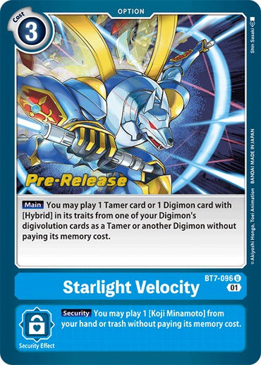 Starlight Velocity [BT7-096] [Next Adventure Pre-Release Cards] 