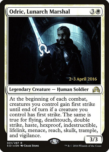 Odric, Lunar Marshal [Shadows over Innistrad Prerelease Promos] 