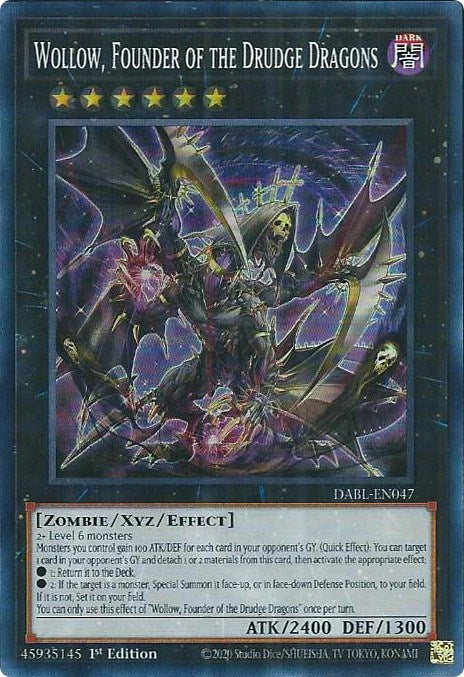 Wollow, Founder of the Drudge Dragons [DABL-EN047] Super Rare 