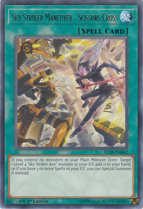 Sky Striker Maneuver - Scissors Cross [IGAS-EN062] Rare 