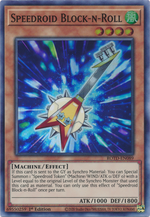 Speedroid Block-n-Roll [ROTD-EN089] Super Rare 