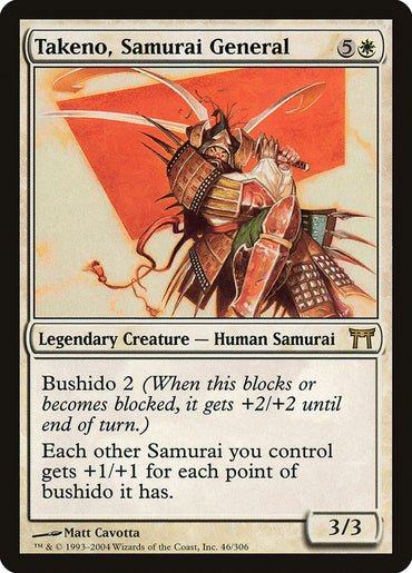 Takeno, Samurai General [Champions of Kamigawa] 