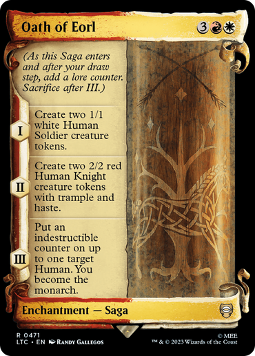 Oath of Eorl [The Lord of the Rings: Tales of Middle-Earth Commander Showcase Scrolls] 