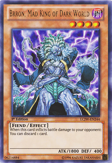 Brron, Mad King of Dark World [LCJW-EN244] Ultra Rare 