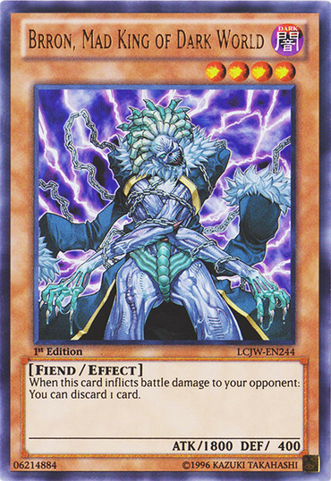 Brron, Mad King of Dark World [LCJW-EN244] Ultra Rare 