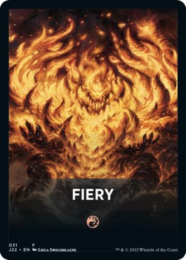 Fiery Theme Card [Jumpstart 2022 Front Cards] 