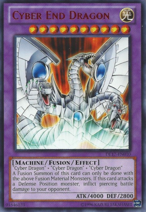 Cyber ​​End Dragon (Red) [DL17-EN010] Rare 