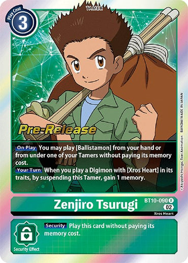 Zenjiro Tsurugi [BT10-090] [Xros Encounter Pre-Release Cards] 