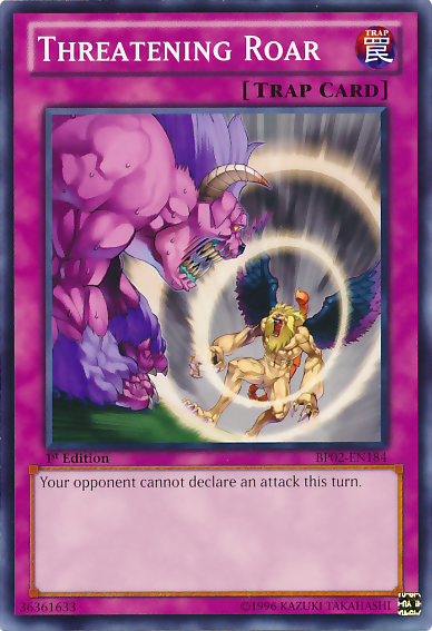 Threatening Roar [BP02-EN184] Mosaic Rare 
