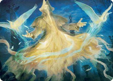 Heron-Blessed Geist Art Card [Innistrad: Crimson Vow Art Series] 