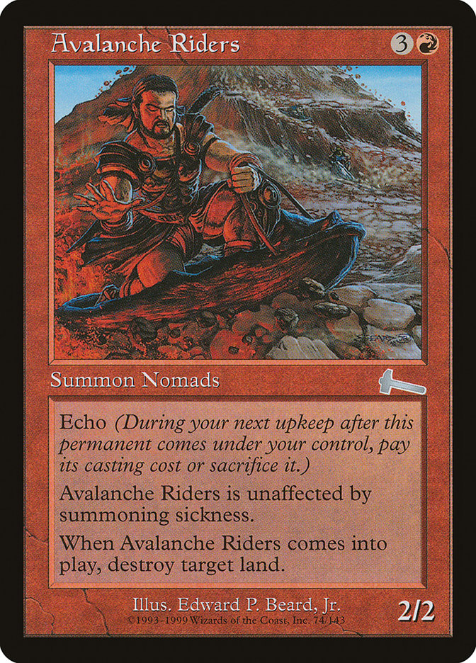 Avalanche Riders [Urza's Legacy] 