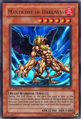 Manticore of Darkness [IOC-067] Ultra Rare 