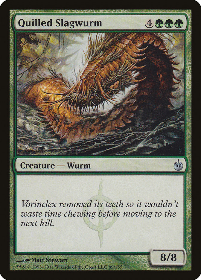 Quilled Slagwurm [Mirrodin Besieged] 