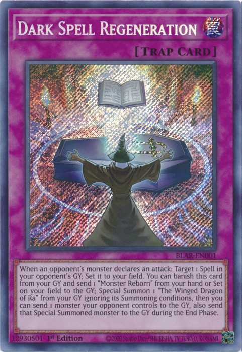 Dark Spell Regeneration [BLAR-EN001] Secret Rare 