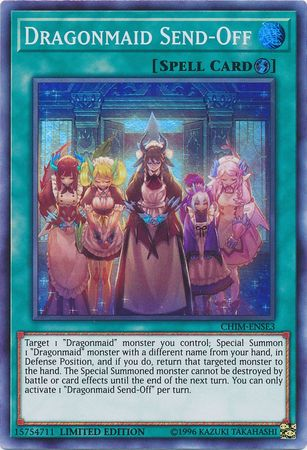 Dragonmaid Send-Off [CHIM-ENSE3] Super Rare 