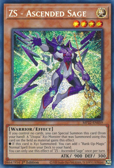 ZS - Ascended Sage [MP22-EN059] Prismatic Secret Rare 