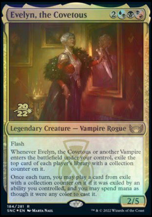 Evelyn, the Covetous [Streets of New Capenna Prerelease Promos] 