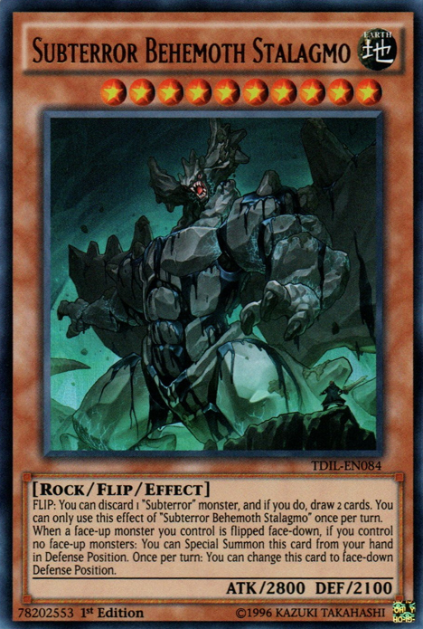 Subterror Behemoth Stalagmo [TDIL-EN084] Ultra Rare 