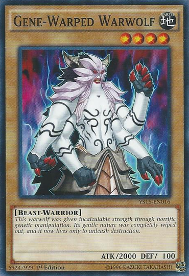 Gene-Warped Warwolf [YS16-EN016] Common 