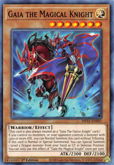 Gaia the Magical Knight [MP21-EN097] Common 