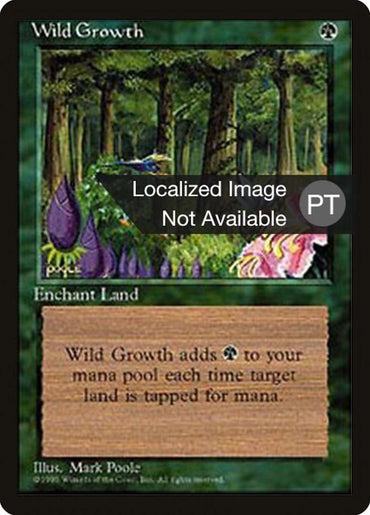 Wild Growth [Fourth Edition (Foreign Black Border)] 