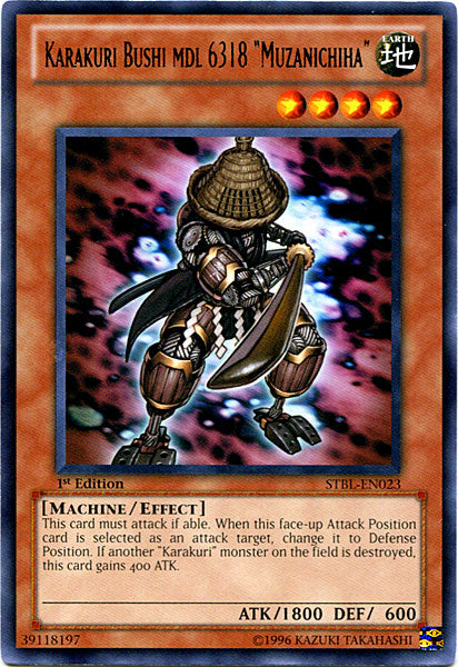 Karakuri Bushi mdl 6318 Muzanichiha [STBL-EN023] Rare 