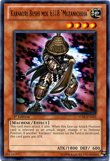 Karakuri Bushi mdl 6318 Muzanichiha [STBL-EN023] Rare 