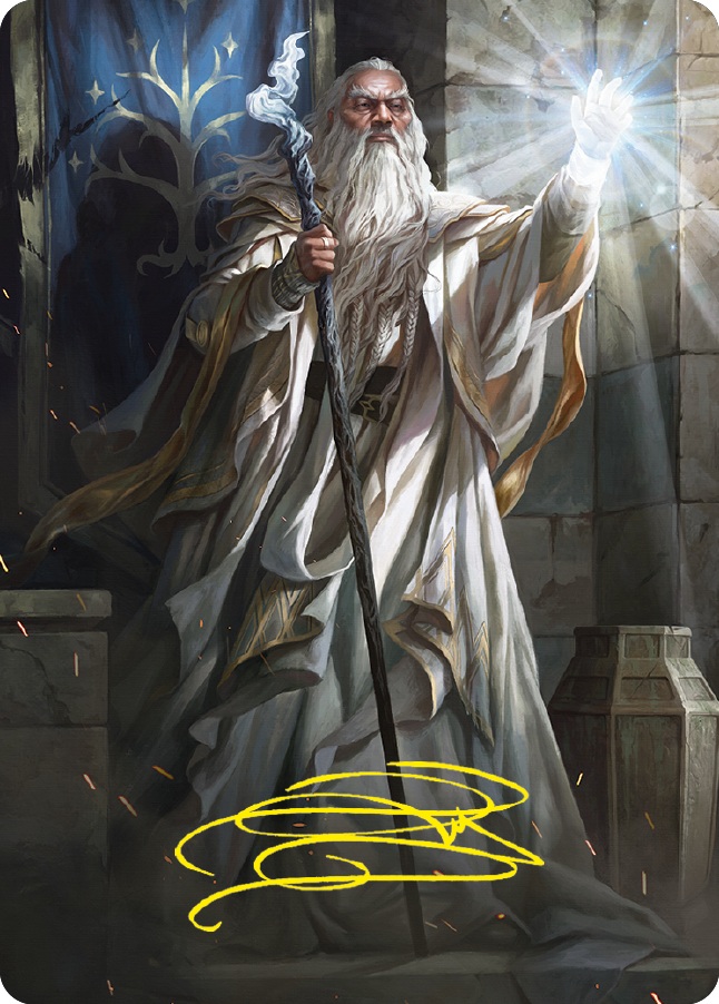 Gandalf the White Art Card (Gold-Stamped Signature) [The Lord of the Rings: Tales of Middle-earth Art Series] 