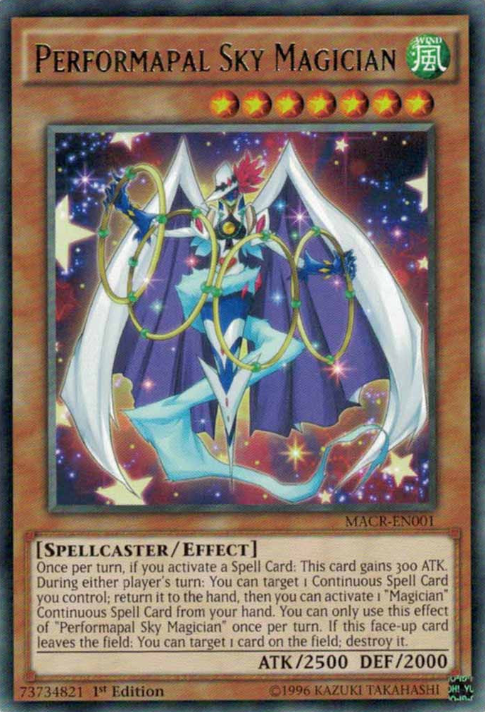 Performapal Sky Magician [MACR-EN001] Rare 