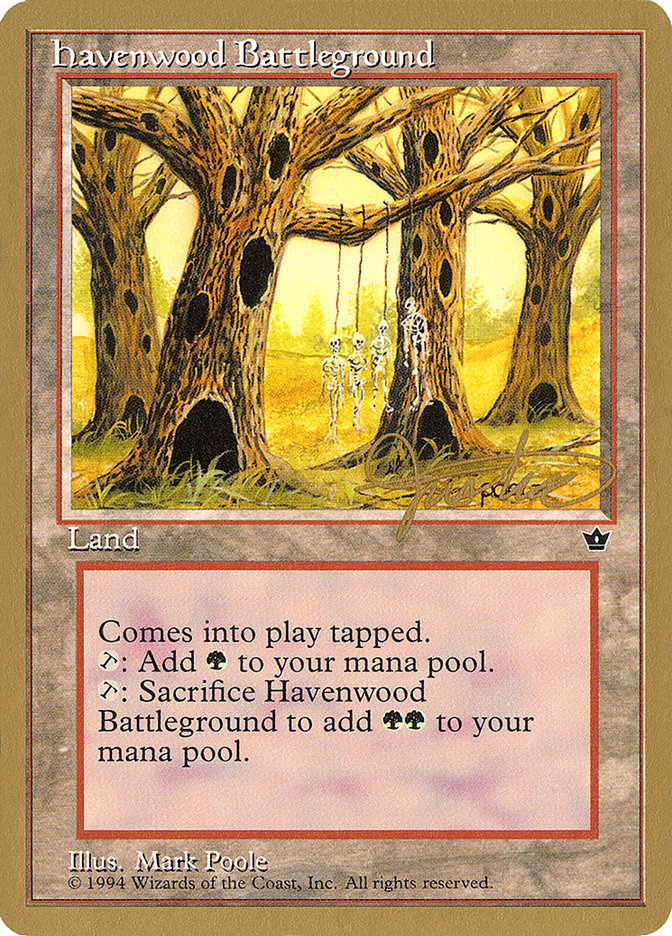 Havenwood Battleground (Mark Justice) [Pro Tour Collector Set] 