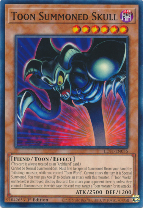 Toon Summoned Skull [LDS1-EN055] Common 