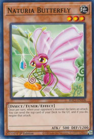 Naturia Butterfly [HAC1-EN108] Common 