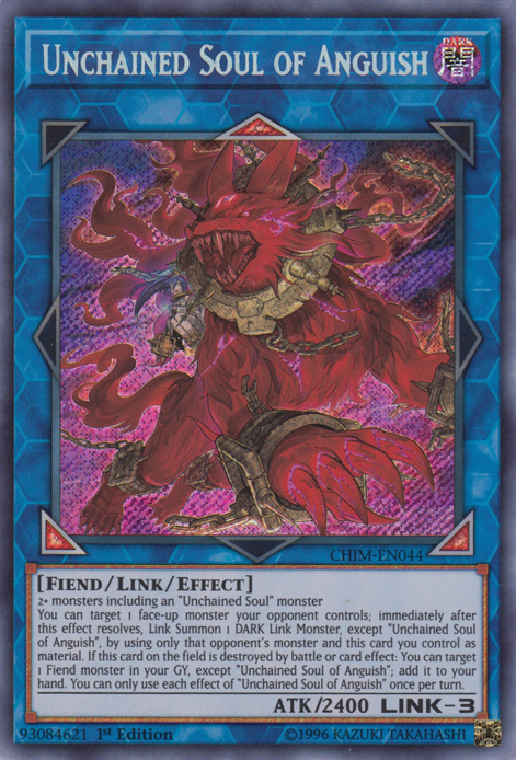 Unchained Soul of Anguish [CHIM-EN044] Secret Rare 