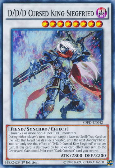 D/D/D Cursed King Siegfried [SDPD-EN042] Super Rare 