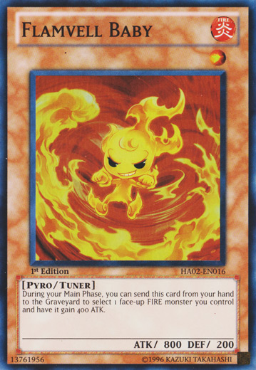 Flamvell Baby [HA02-EN016] Super Rare 