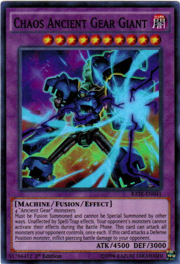 Chaos Ancient Gear Giant [RATE-EN041] Super Rare 