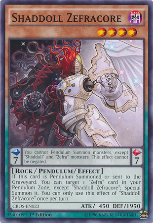 Shaddoll Zefracore [CROS-EN023] Common 
