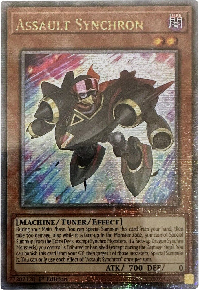 Assault Synchron [BLMR-EN003] Quarter Century Secret Rare 