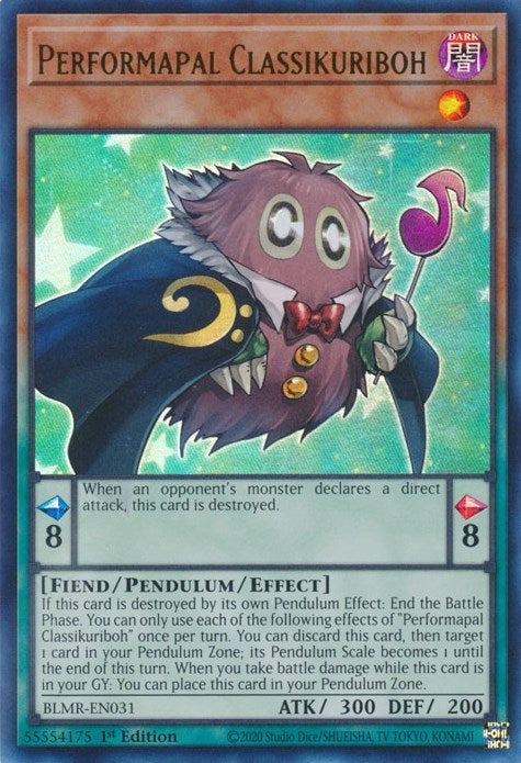Performapal Classikuriboh [BLMR-EN031] Ultra Rare 