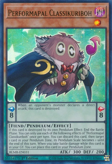 Performapal Classikuriboh [BLMR-EN031] Ultra Rare 