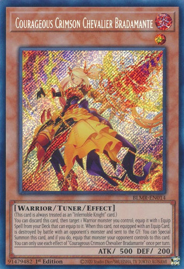 Courageous Crimson Chevalier Bradamante [BLMR-EN014] Secret Rare 