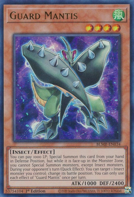 Guard Mantis [BLMR-EN034] Ultra Rare 