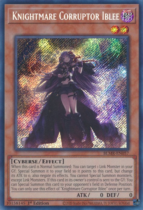 Knightmare Corruptor Iblee [BLMR-EN057] Secret Rare 