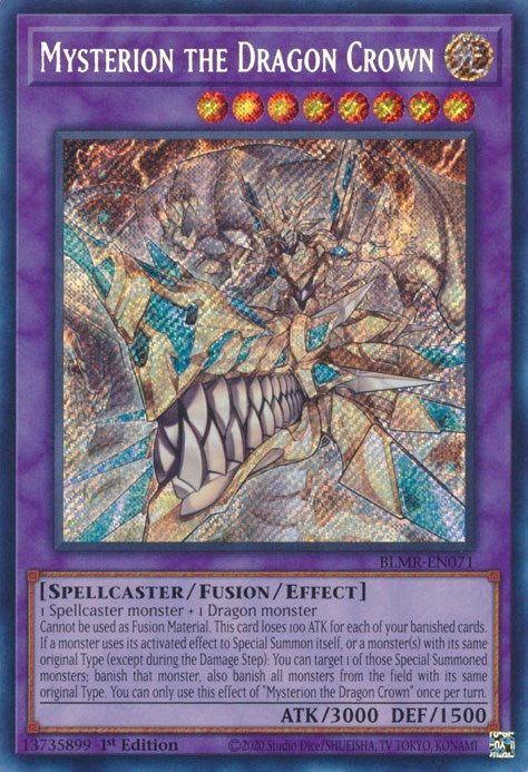 Mysterion the Dragon Crown [BLMR-EN071] Secret Rare 