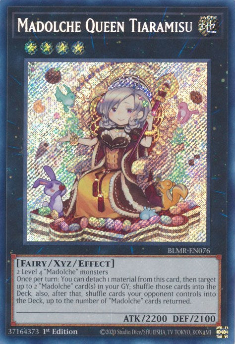 Madolche Queen Tiaramisu [BLMR-EN076] Secret Rare 