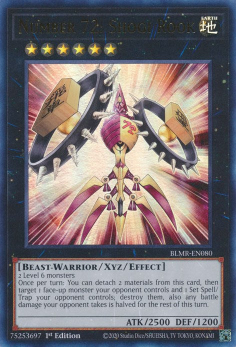 Number 72: Shogi Rook [BLMR-EN080] Ultra Rare 
